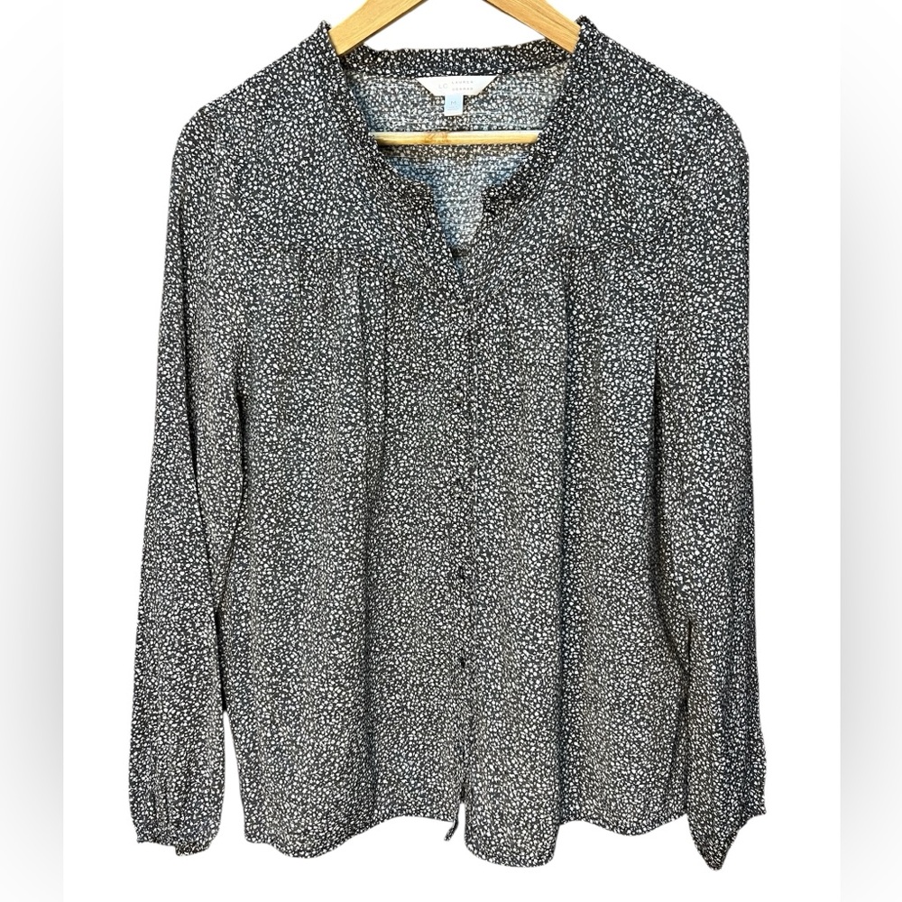 Lauren Conrad Long Sleeve Button-up Blouse